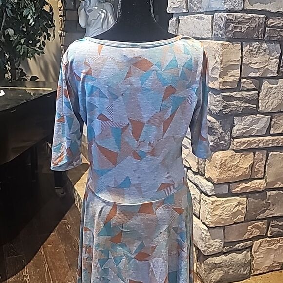 Lularoe Nicole dress size large - Picture 4 of 9
